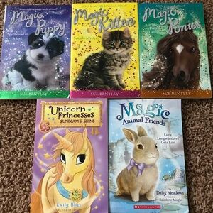 5 books of Magic pets